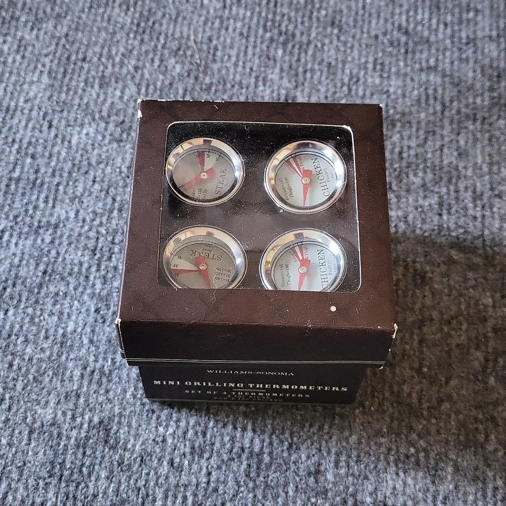 Williams-Sonoma Mini Grill Thermometers - NIB